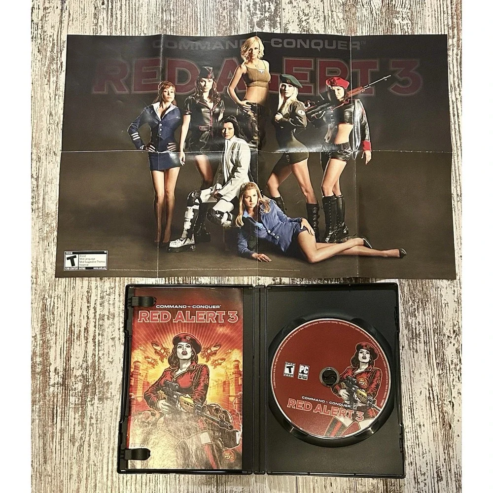 COMPLETE Command & Conquer: The First Decade (2006) & Red Alert 3 (2008) PC Game